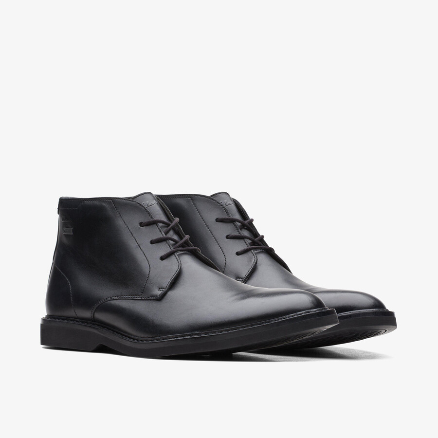 atticus lt hi gore-tex - zwart leer