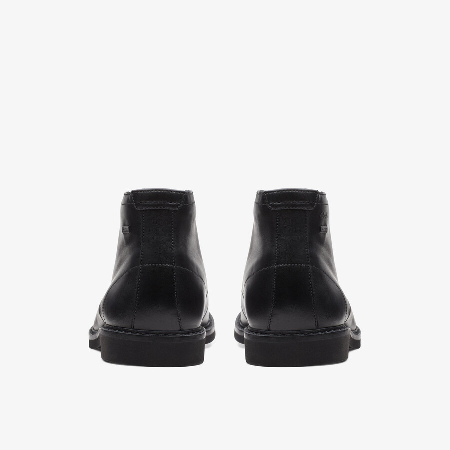 atticus lt hi gore-tex - zwart leer