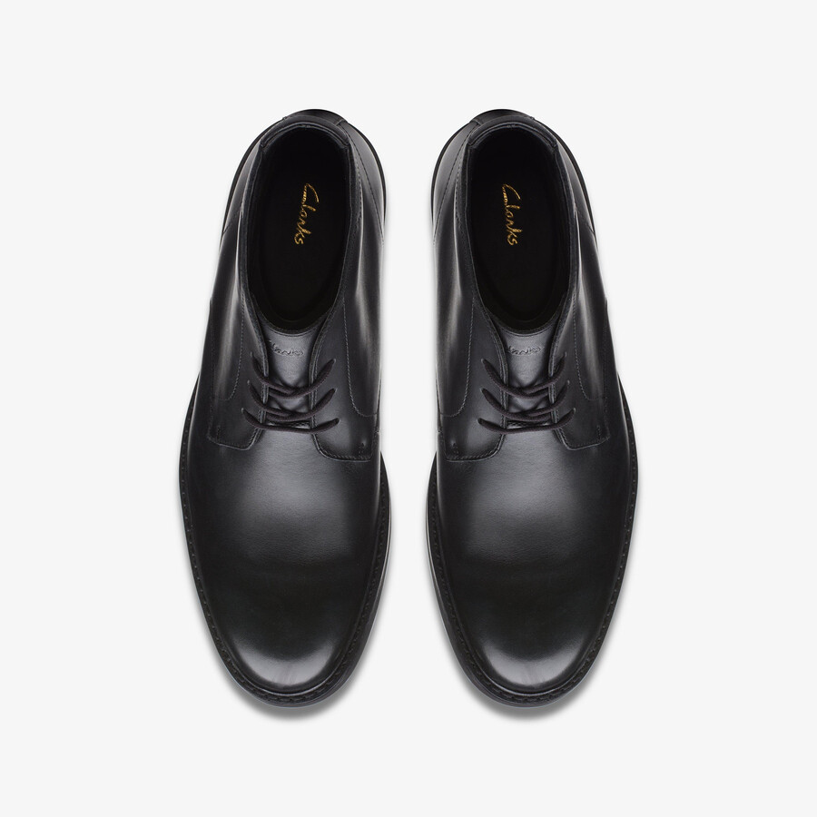 atticus lt hi gore-tex - zwart leer