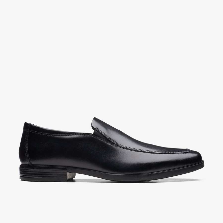 howard edge loafers - zwart leer
