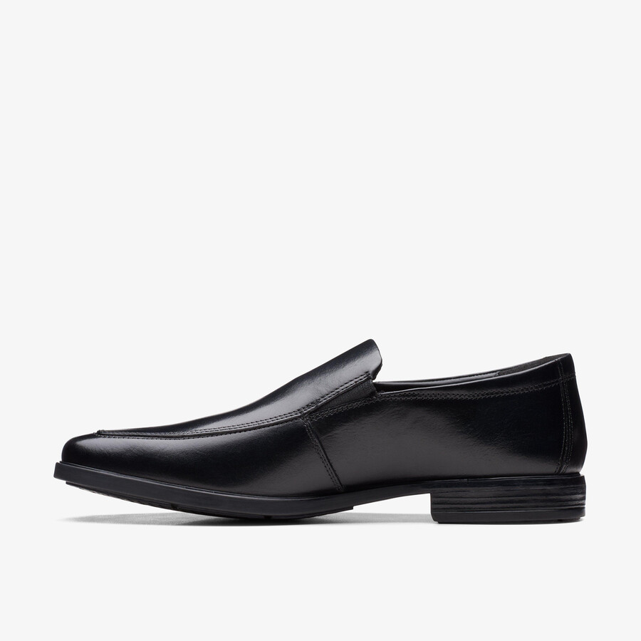 howard edge loafers - zwart leer