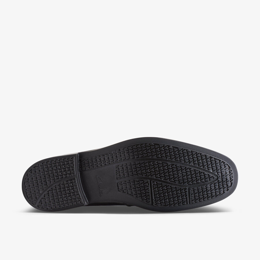howard edge loafers - zwart leer
