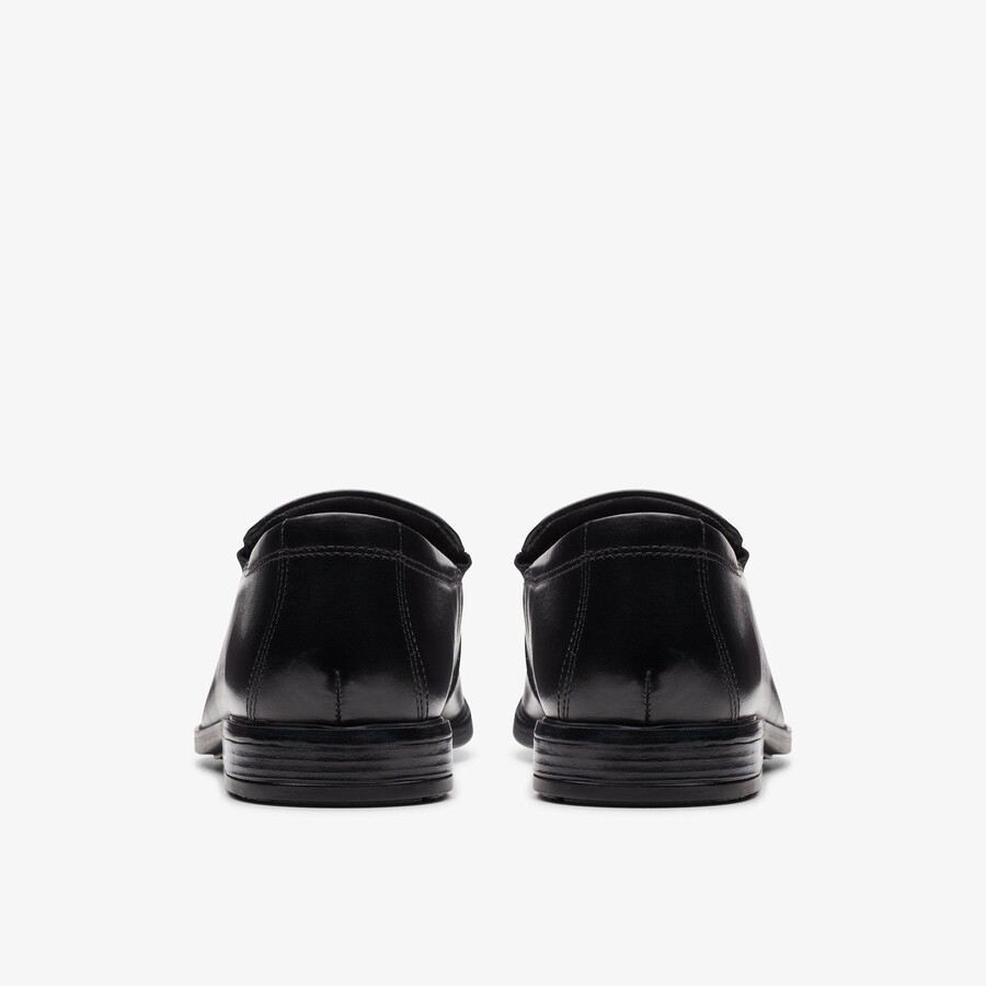 howard edge loafers - zwart leer