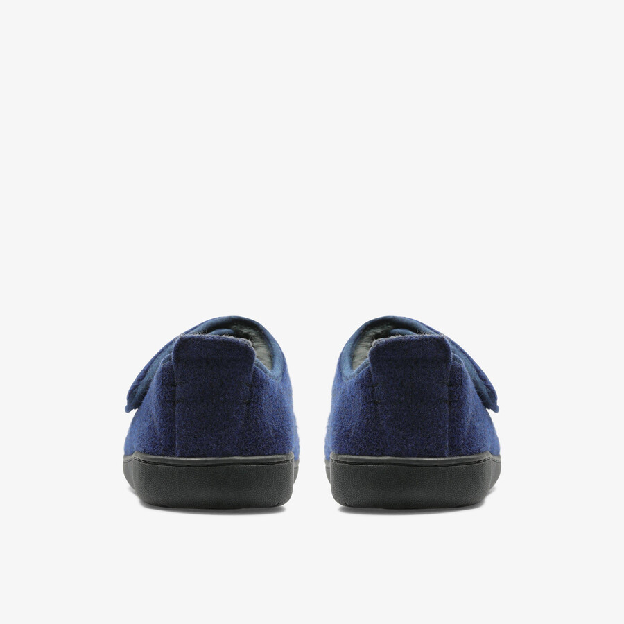 king riptape slipper - marineblauw
