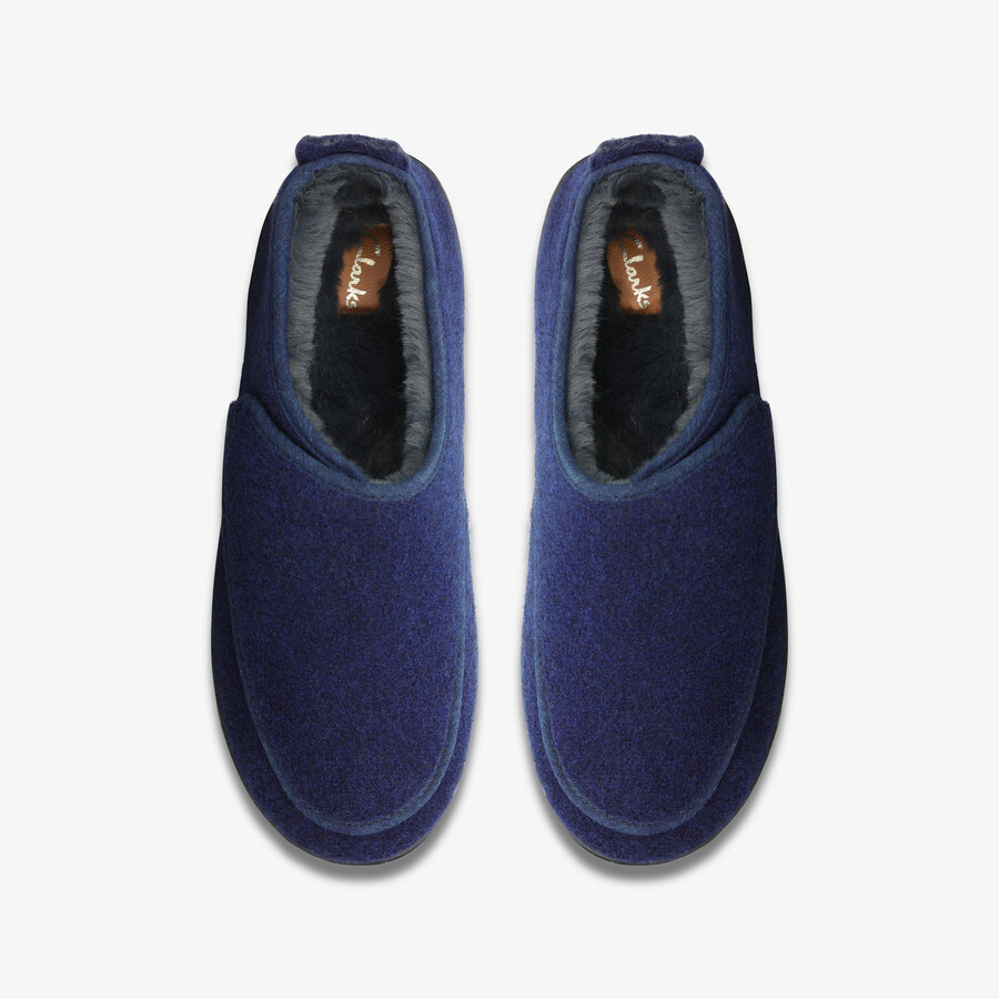 king riptape slipper - marineblauw
