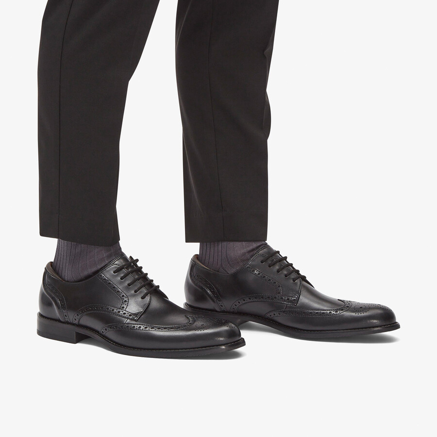 craft arlo limit brogue - zwart leer