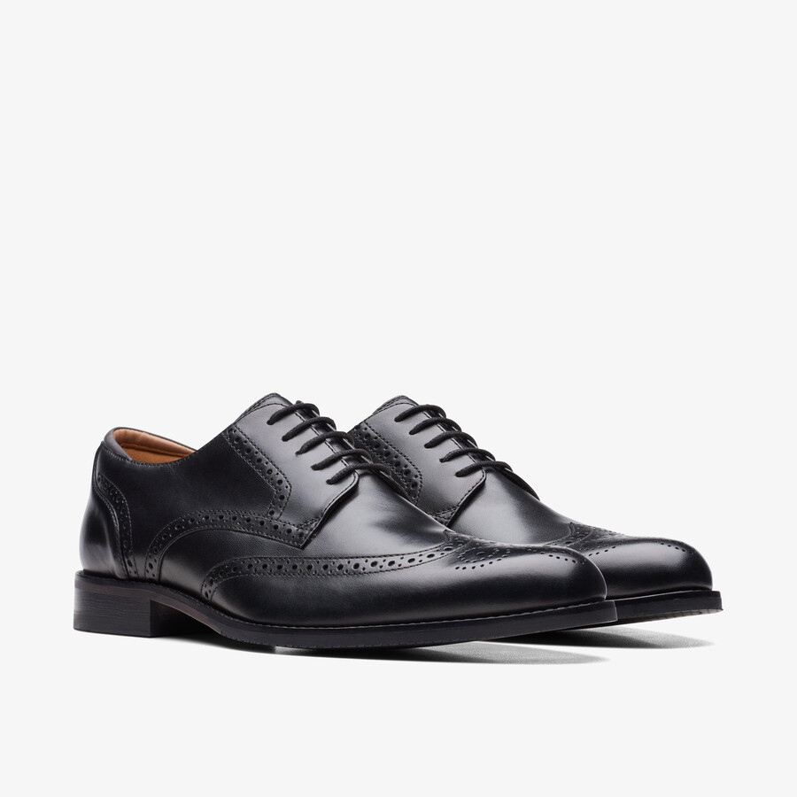 craft arlo limit brogue - zwart leer