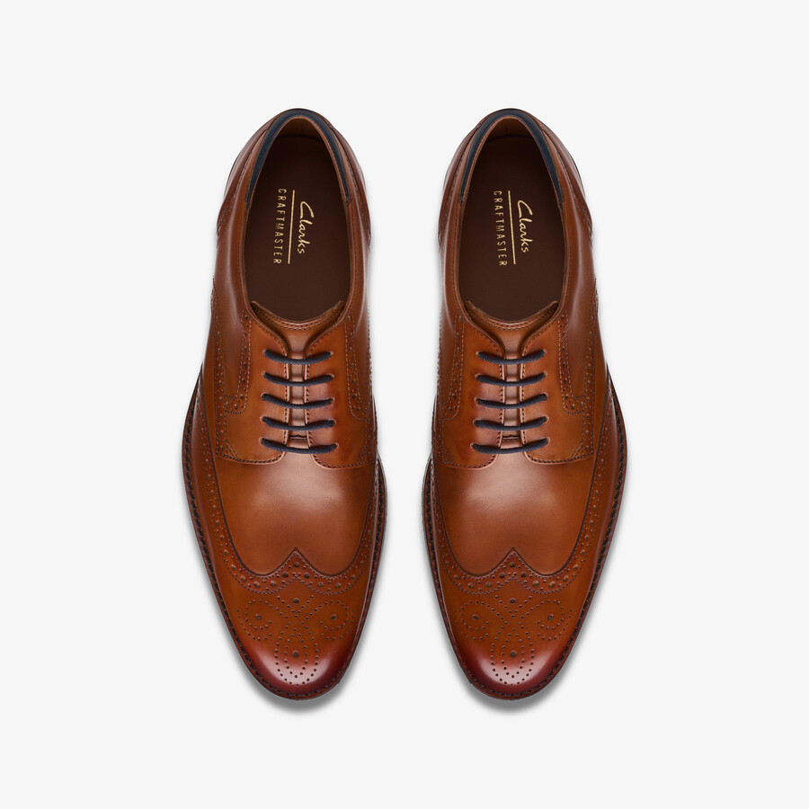 craft arlo limit brogue - bruin leer