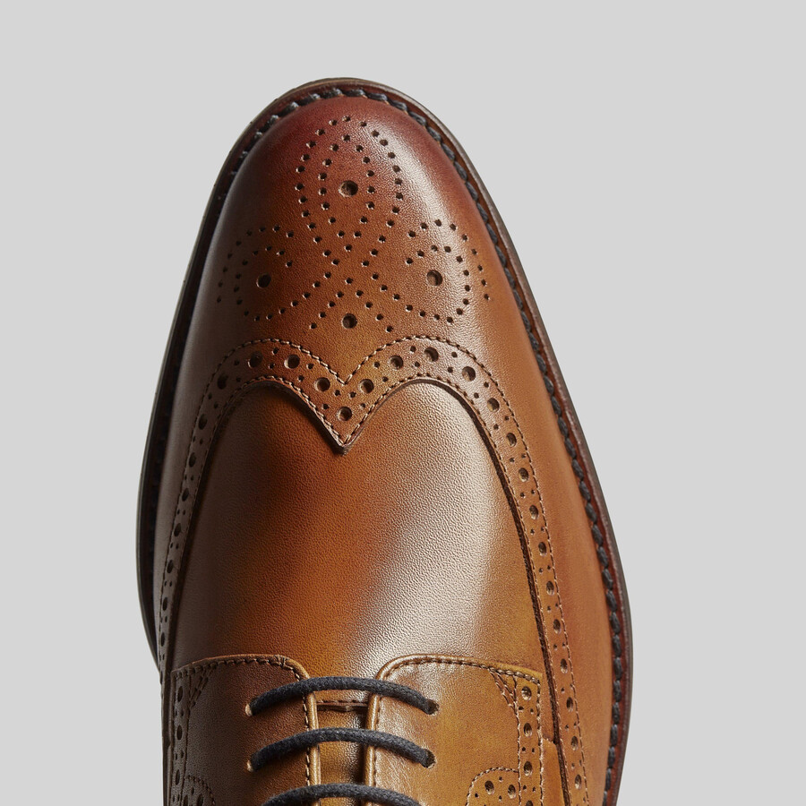 craft arlo limit brogue - bruin leer