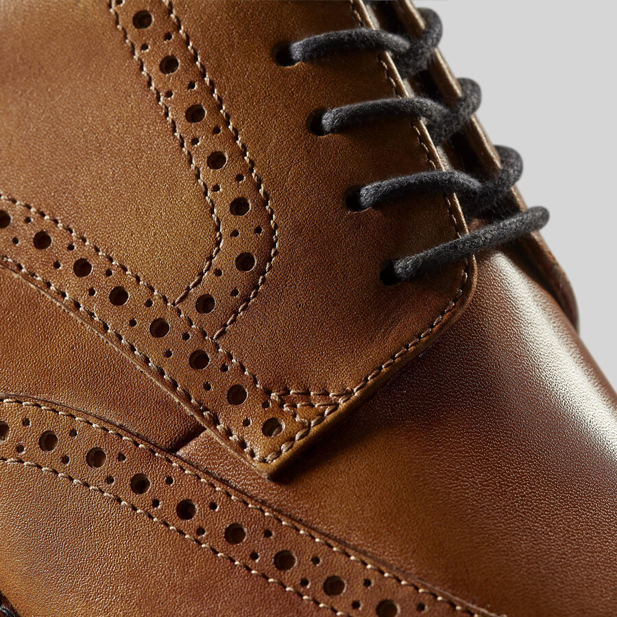 craft arlo limit brogue - bruin leer