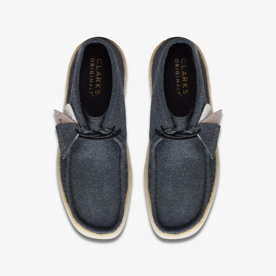 wallabee cup-laars - zwart eco-leer