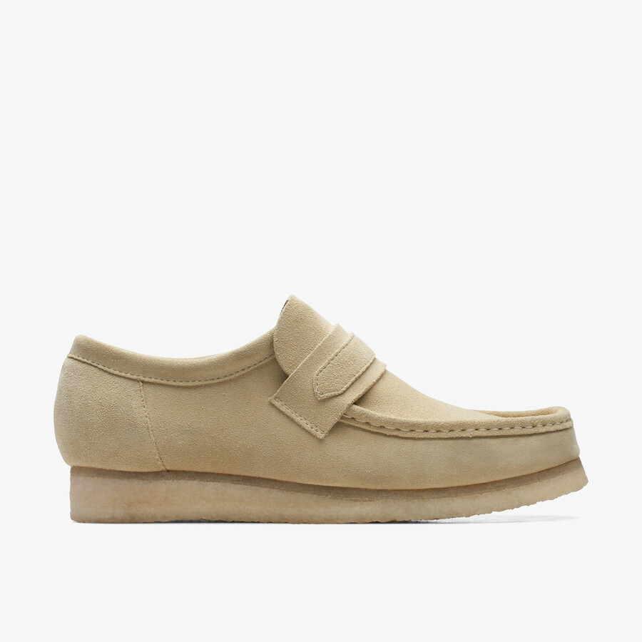 wallabee loafer - esdoorn suède