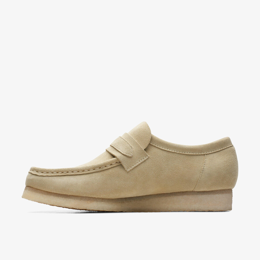 wallabee loafer - esdoorn suède