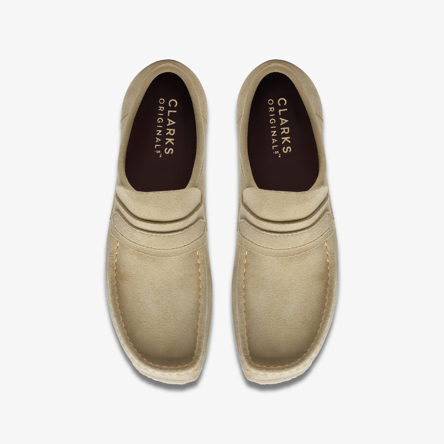 wallabee loafer - esdoorn suède