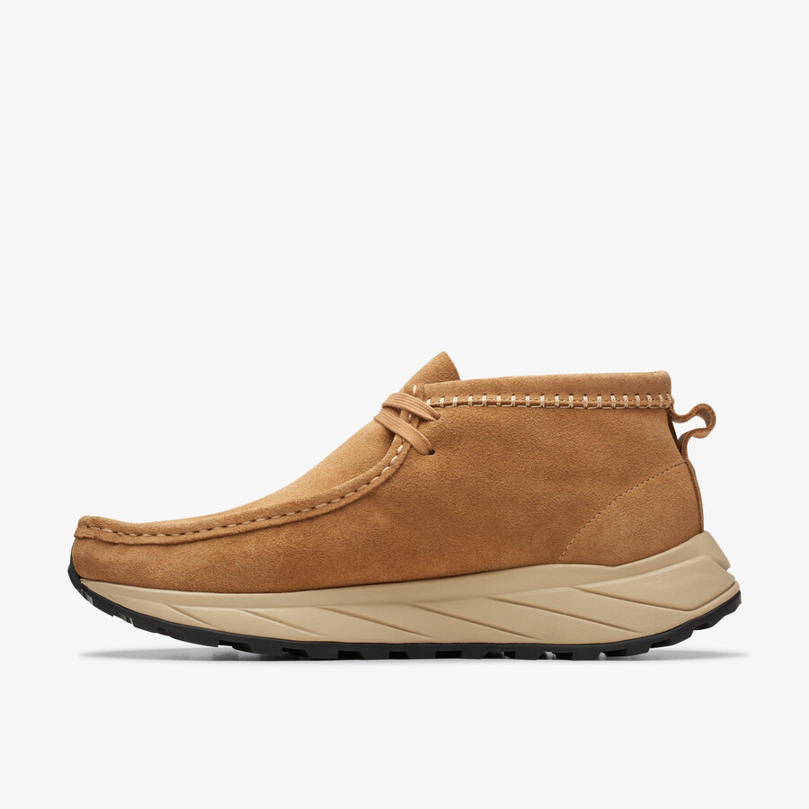 wallabee eden - donker zand suède