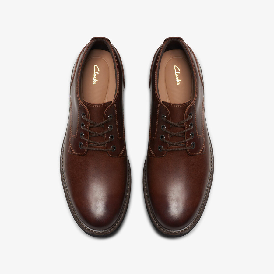 batcombe stropdas - donkerbruin leer