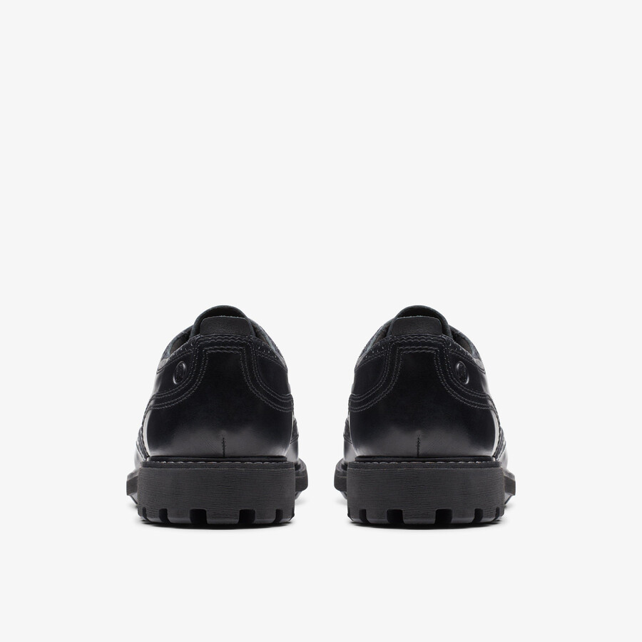 batcombe far brogue - zwart leer