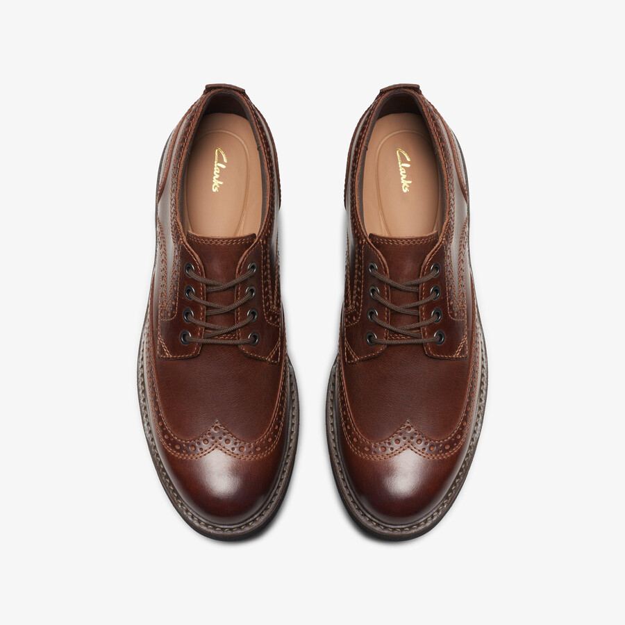 batcombe far brogue - donkerbruin leer