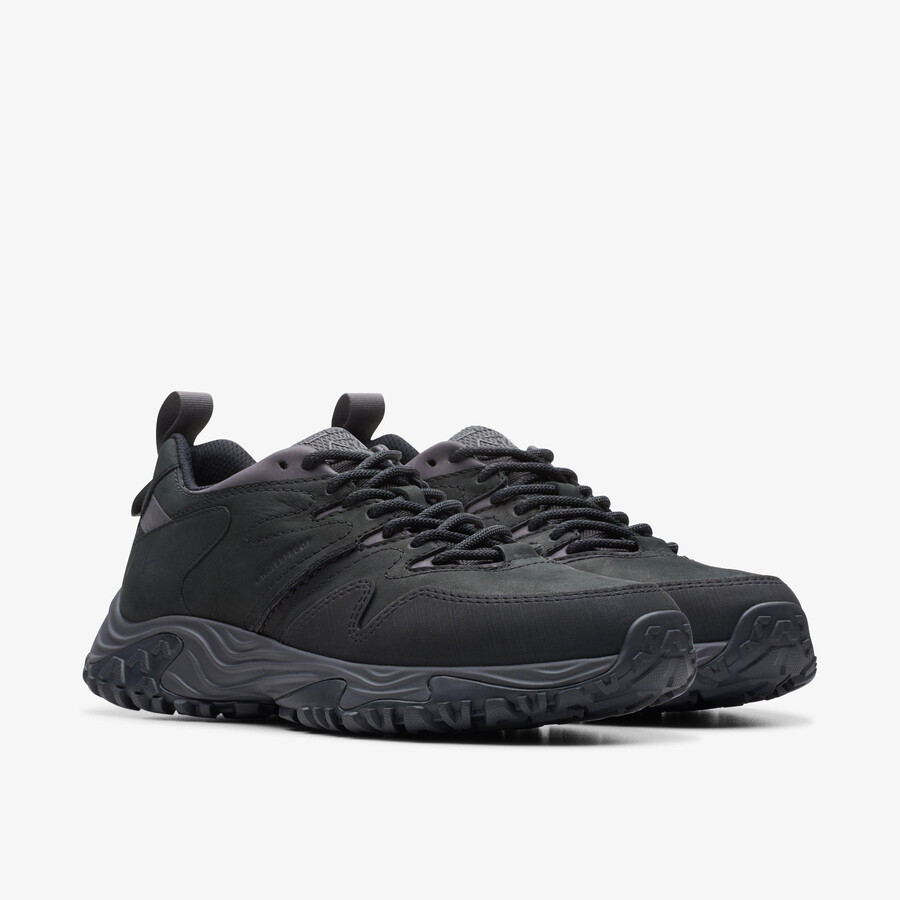atl walk go waterdicht - zwart leer
