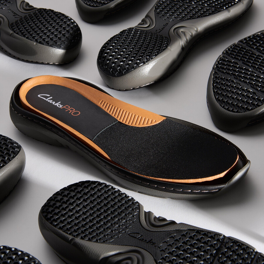 clarks pro lace - donkerbruin getrommeld
