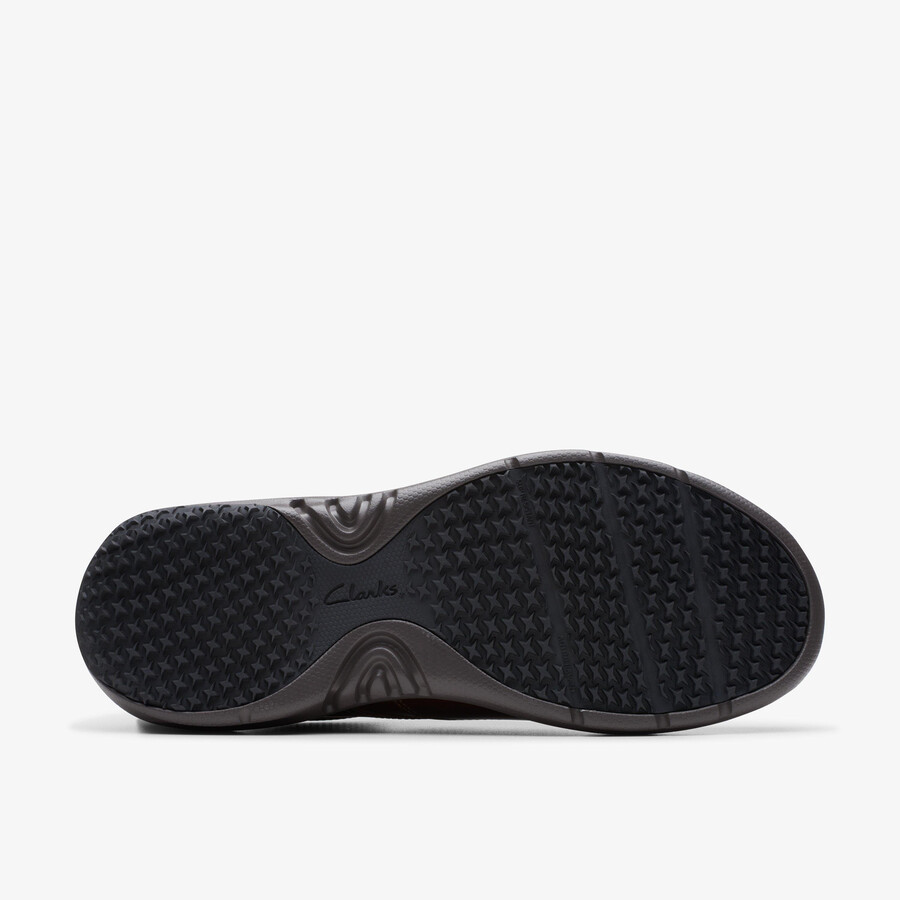 clarks pro lace - donkerbruin leer