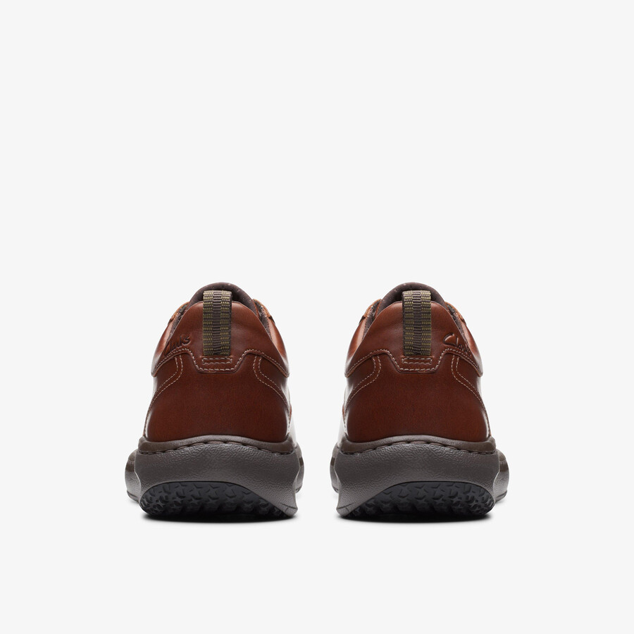 clarks pro lace - donkerbruin leer