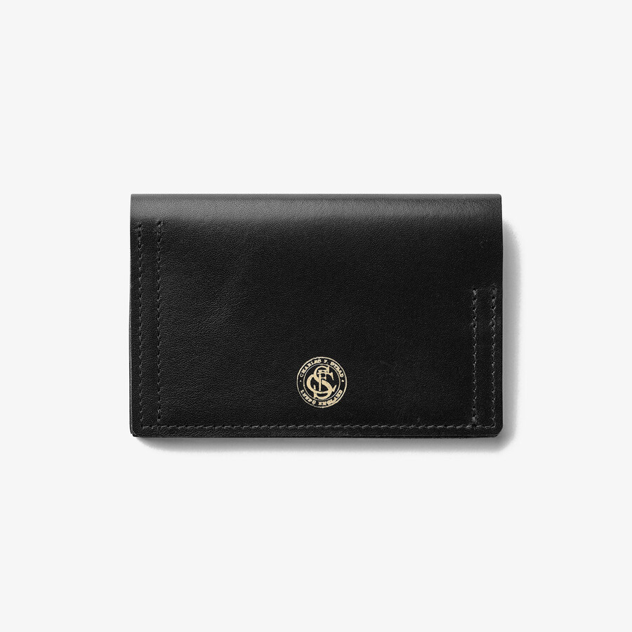desert card - zwart leer