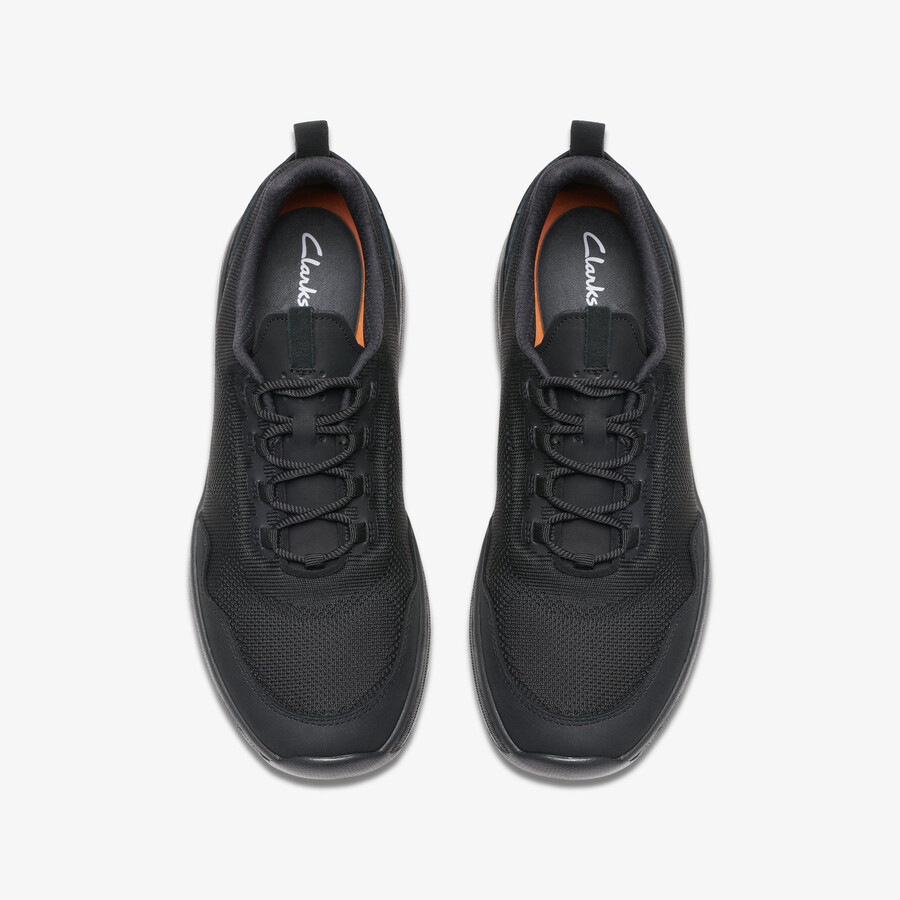 clarks pro knit - zwart