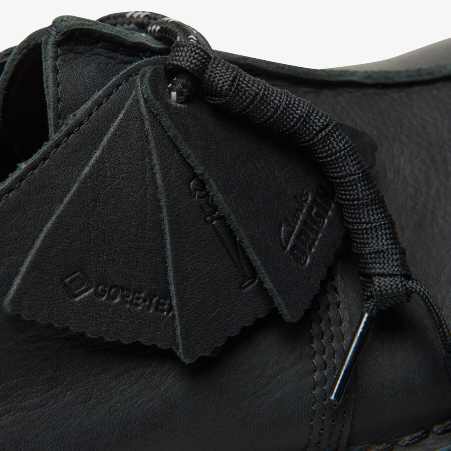desert trek gore-tex - zwart leer