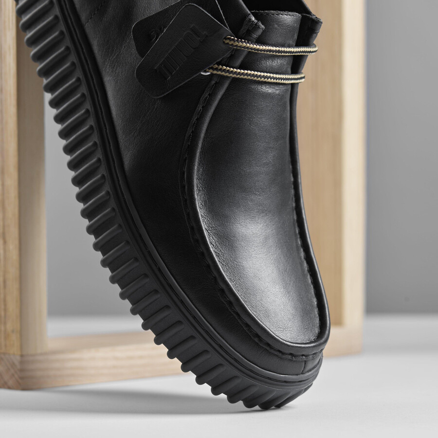 torhill hi - zwart leer