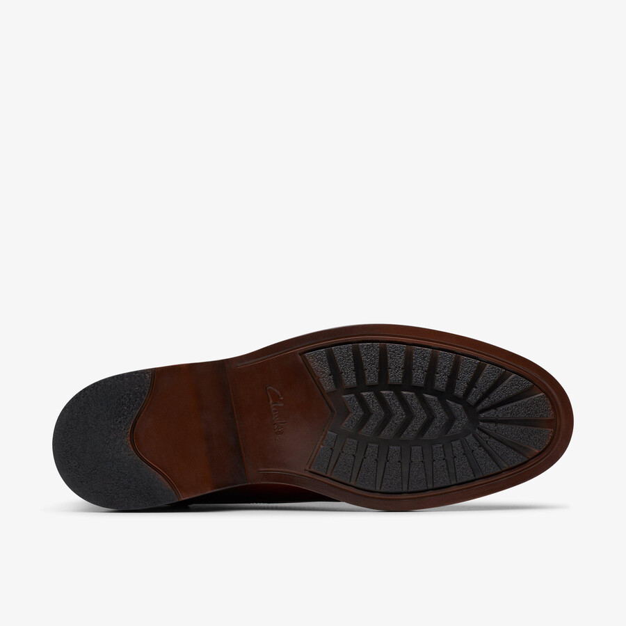 aldwin chukka - middenbruin leer