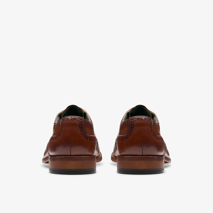 craft james tip brogue - middelbruin leer