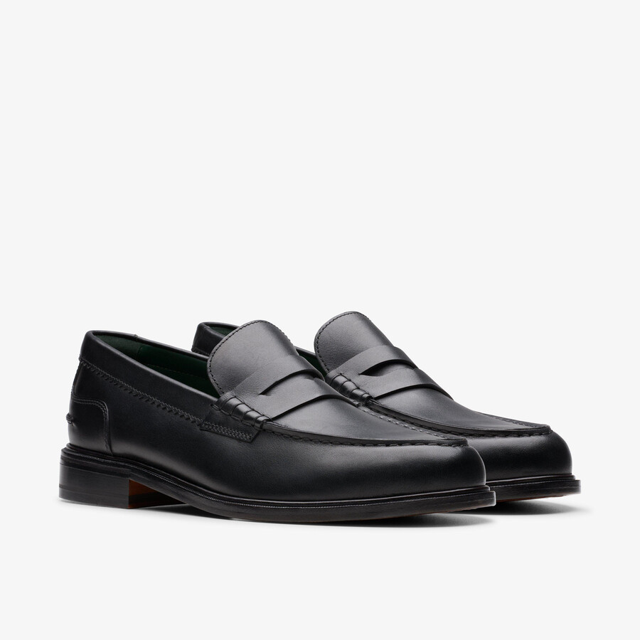 craft james lo loafers - zwart leer