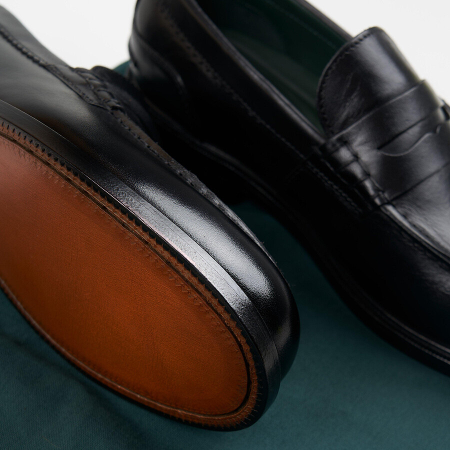craft james lo loafers - zwart leer