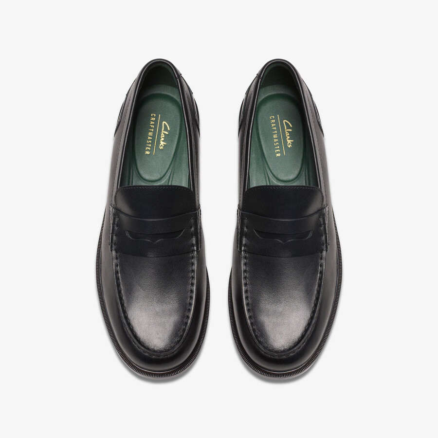 craft james lo loafers - zwart leer