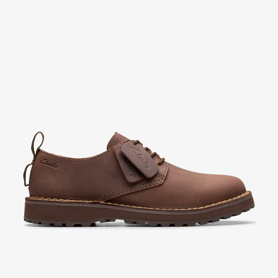 solsbury lace - donkerbruin leer