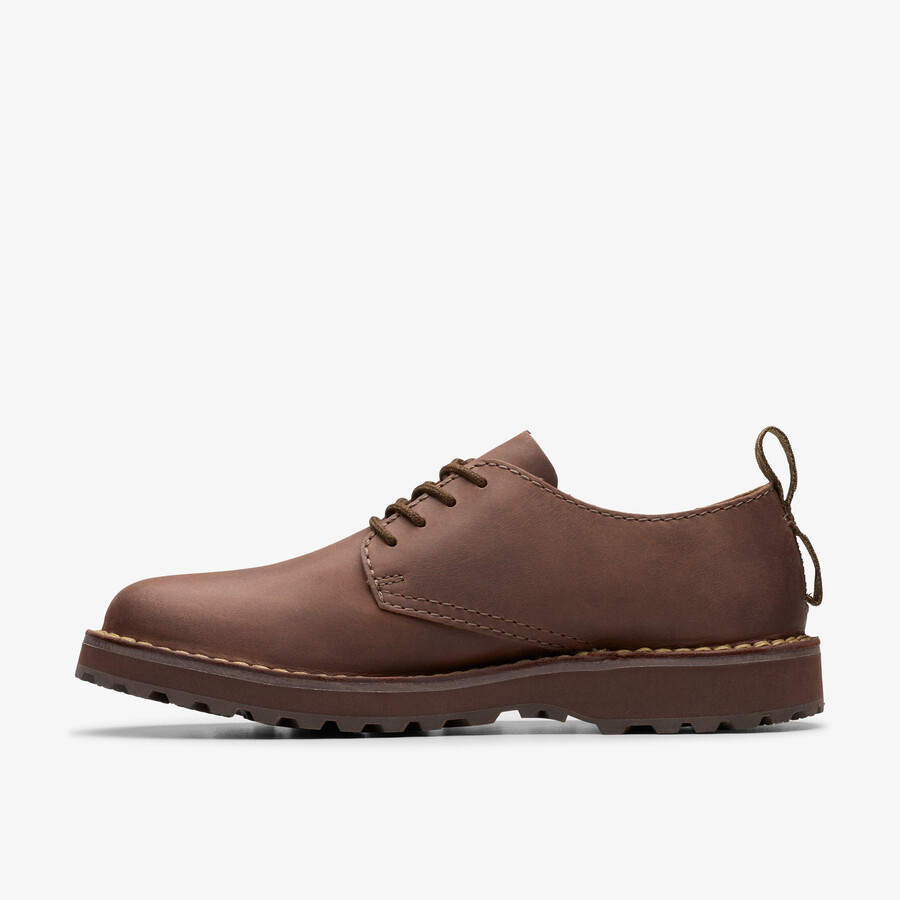 solsbury lace - donkerbruin leer