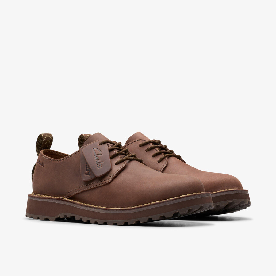 solsbury lace - donkerbruin leer