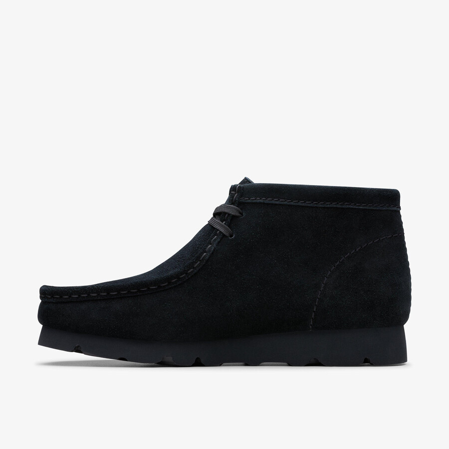 wallabee laars met gore-tex - zwart suède