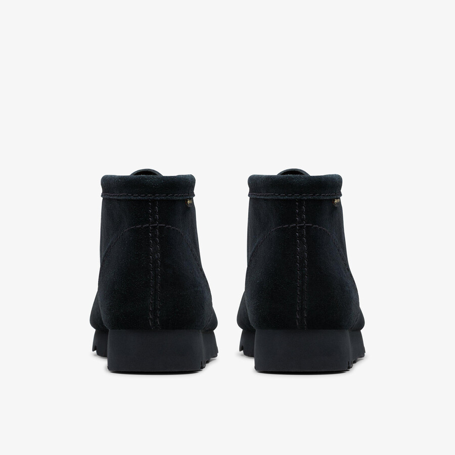 wallabee laars met gore-tex - zwart suède