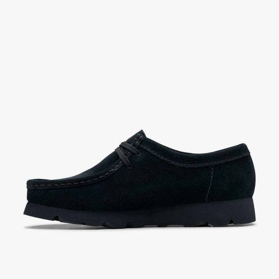 wallabee gore-tex - zwart suède