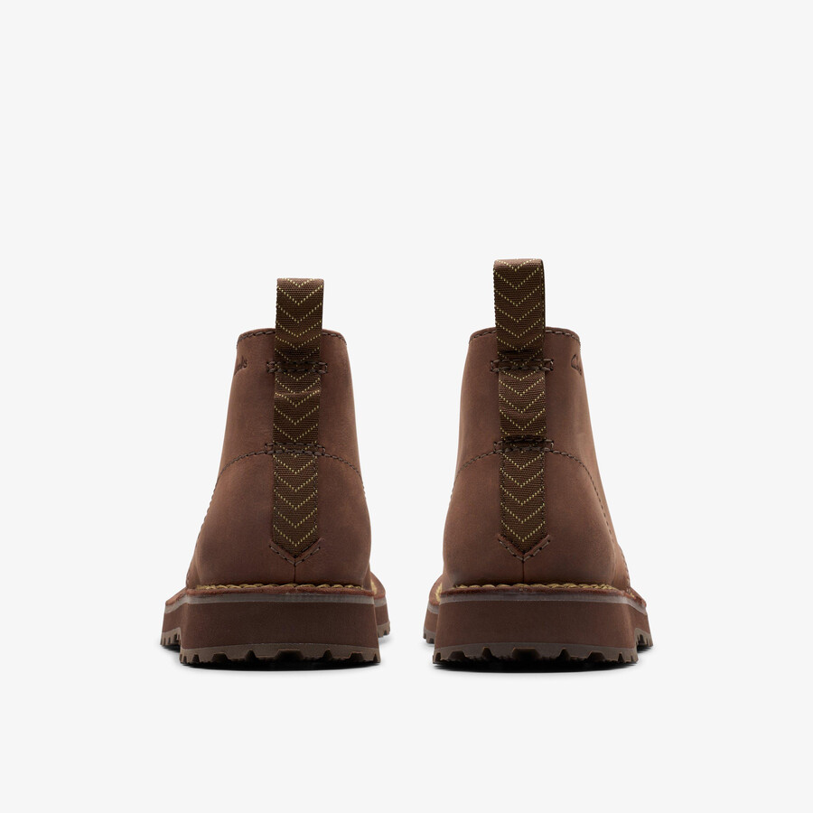 solsbury desert boot - donkerbruin leer