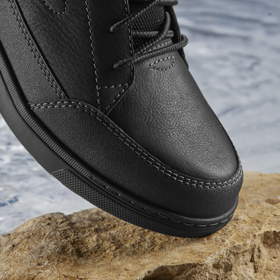 mapstone hi gore-tex - zwart warmgevoerd leer
