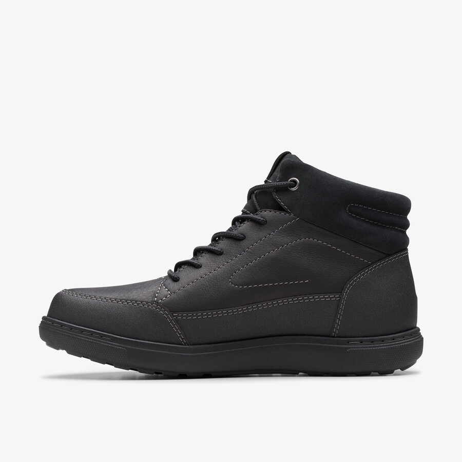 mapstone hi gore-tex - zwart warmgevoerd leer