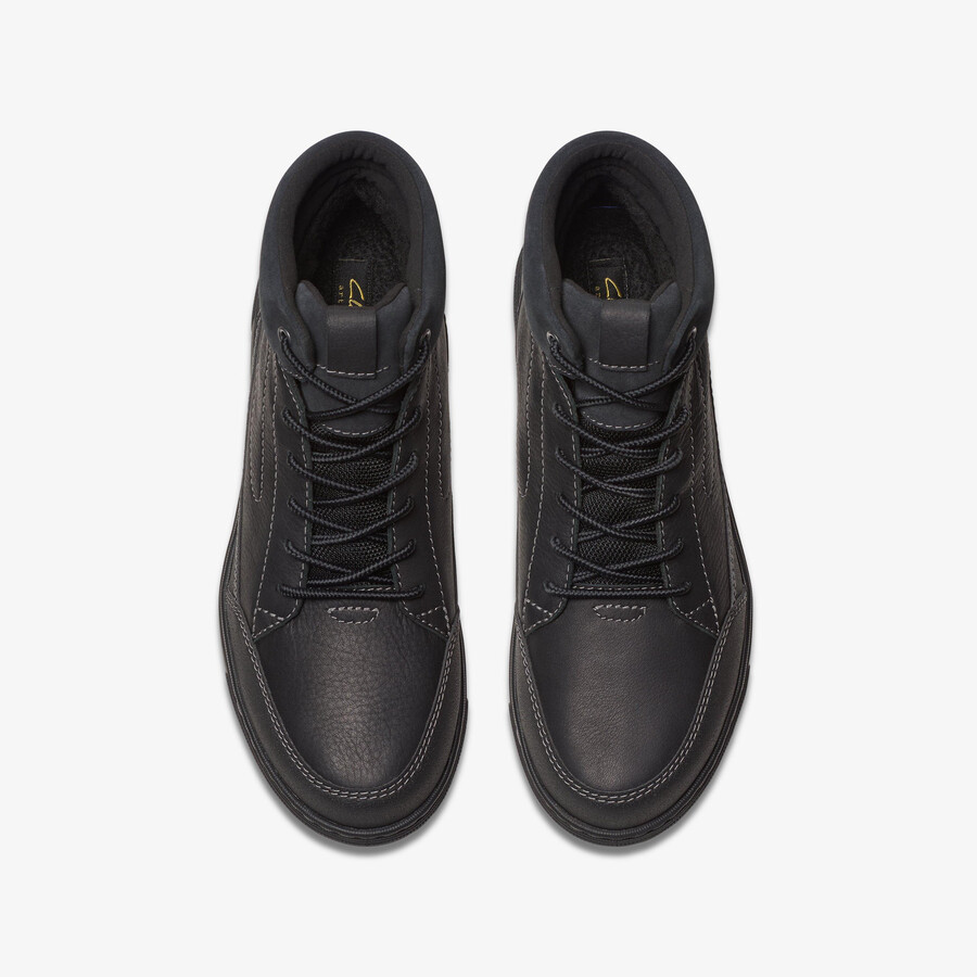 mapstone hi gore-tex - zwart warmgevoerd leer