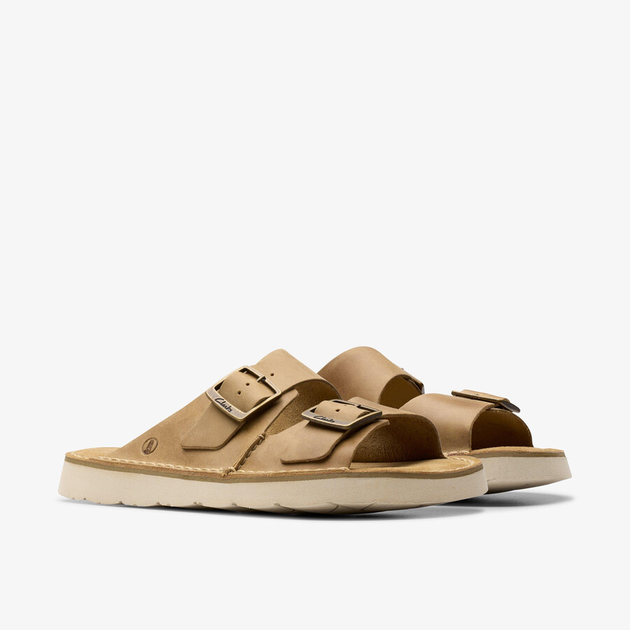 solsbury strap - donker zandkleurig leer