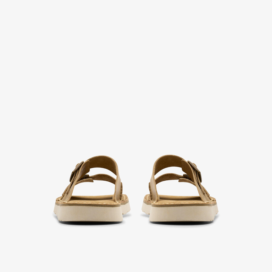 solsbury strap - donker zandkleurig leer