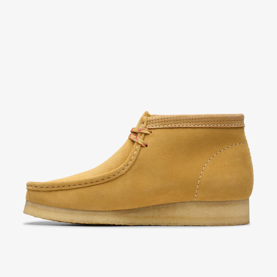 wallabee laars - goudbruin suède