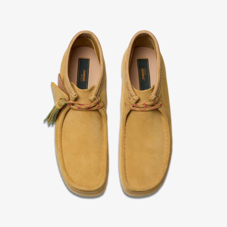 wallabee laars - goudbruin suède