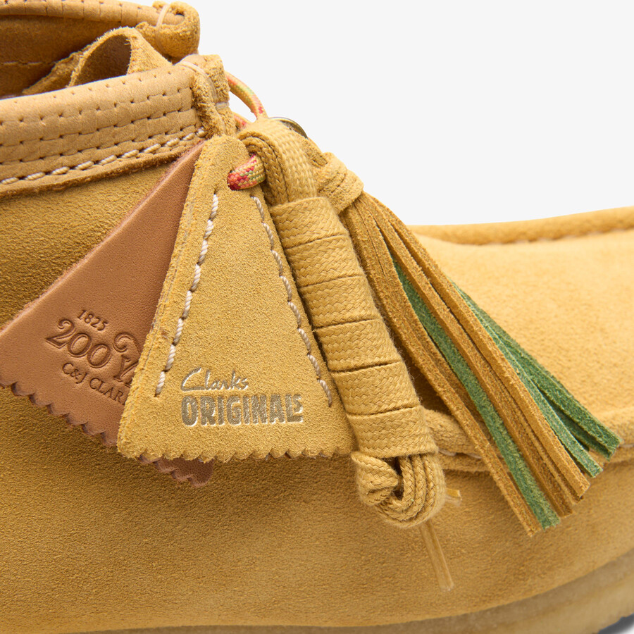wallabee laars - goudbruin suède